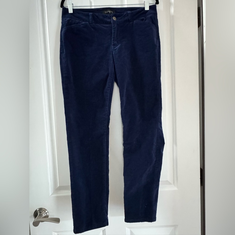 Talbots Blue velvet pants  size 8P